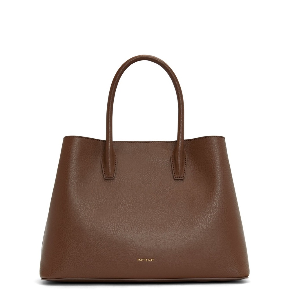 Matt & Nat Brown Leather Tote Bag